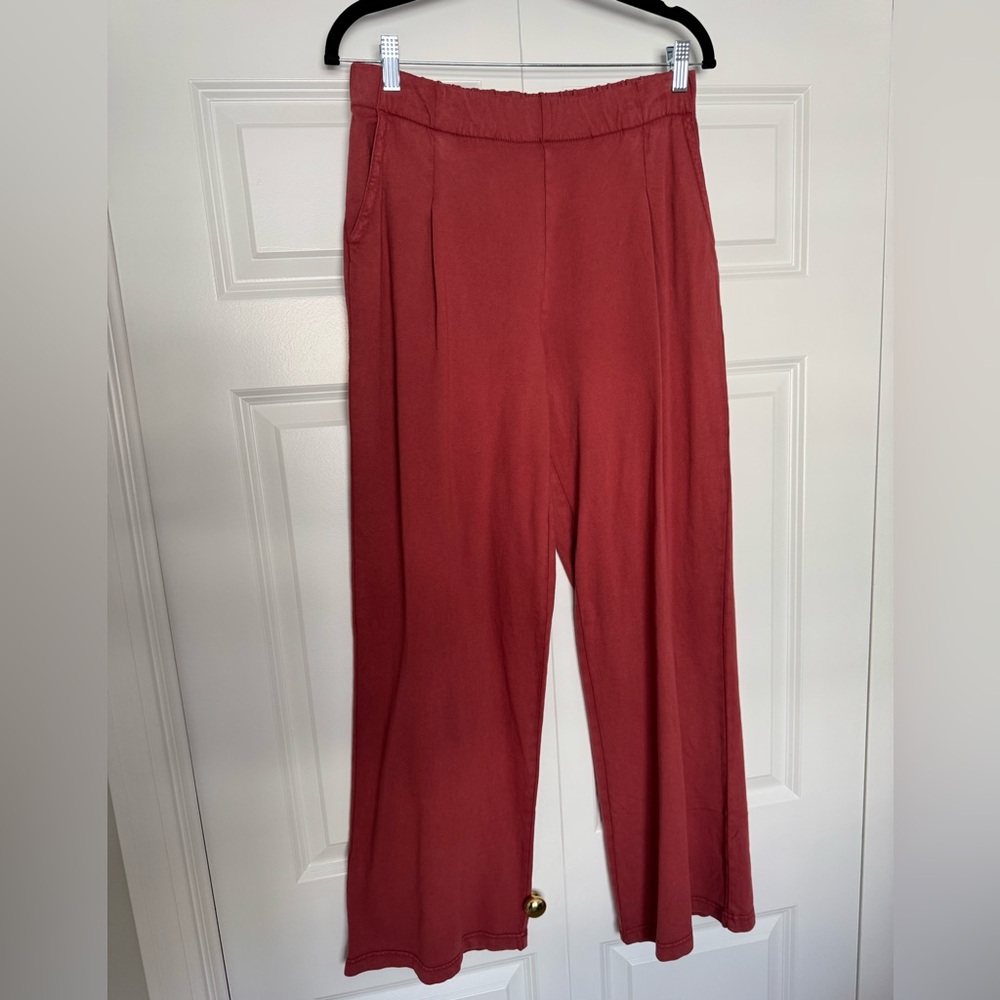 Aerie Women's Wide Leg Pants in Nantucket Red BRAND NEW